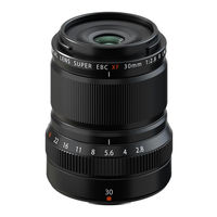 Fujifilm XF30mmF2.8 R LM WR Macro Bedienungsanleitung