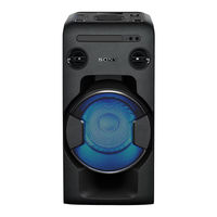 Sony MHC-V11 Bedienungsanleitung