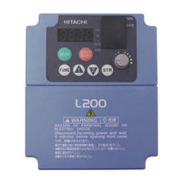 Hitachi SJ200 SERIES Inbetriebnahmeanleitung