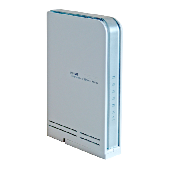 Asus RT-N15 SuperSpeed N Handbücher