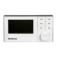 Buderus Logamatic SC300 Bedienungsanleitung