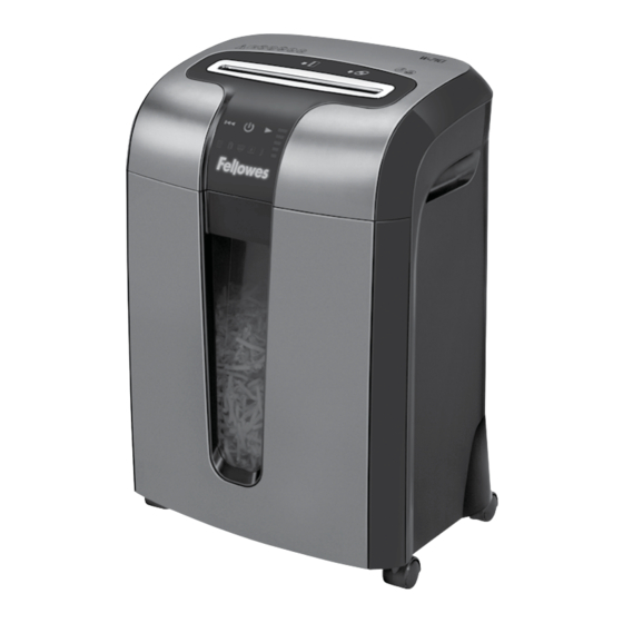 Fellowes Powershred W-71Ci Handbücher