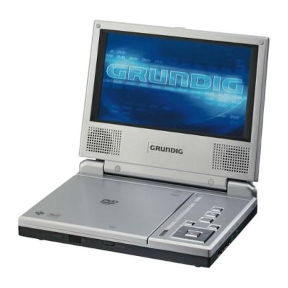 Grundig DVD-P 7500 Handbücher