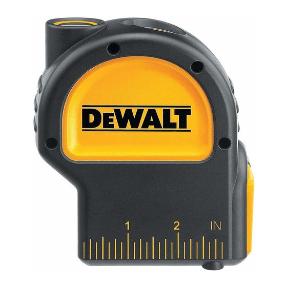 DeWalt DW082 Handbücher