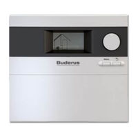 Buderus Logamatic SC20 Installations- Und Bedienungsanleitung