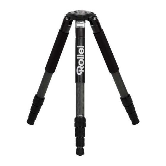 Rollei Rock Solid Carbon Tripod Alpha Handbücher