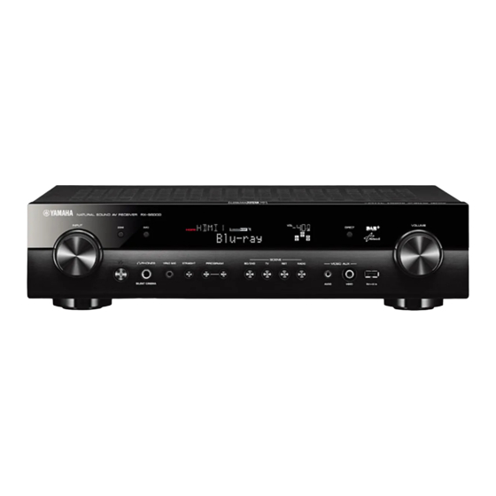 Yamaha RX-S600 Handbücher