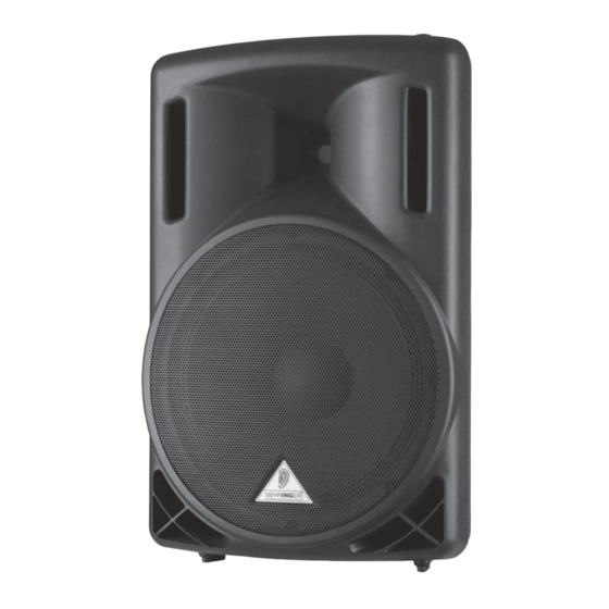 Behringer EUROLIVE B215 Handbücher