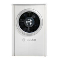 Bosch Compress 7400i AW Installationsanleitung