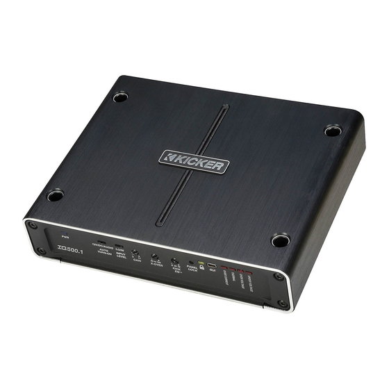 Kicker IQ500.1 Handbücher