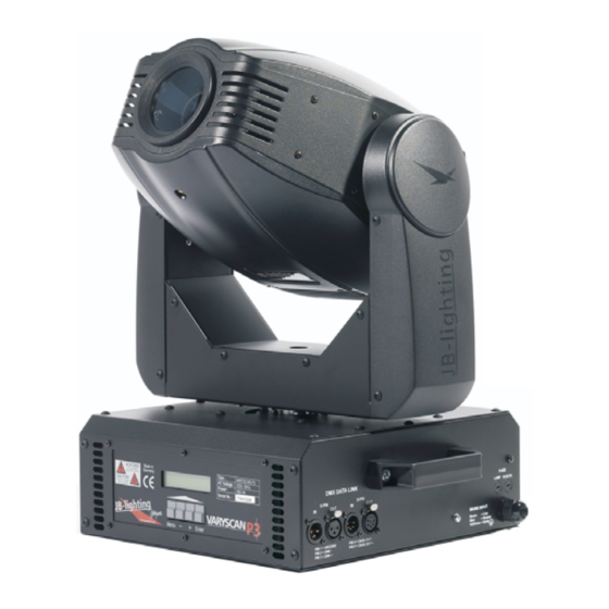 JB-Lighting Varyscan P3 Handbücher