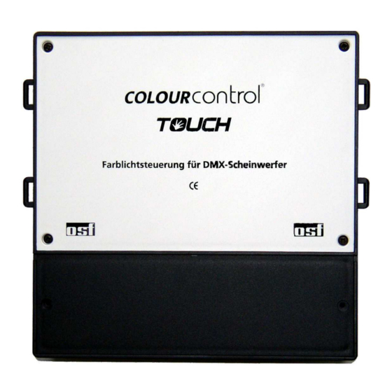 osf Color-Control-TOUCH-Zentrale Handbücher
