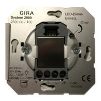 Gira 2390 00 Bedienungsanleitung