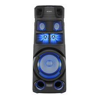 Sony MHC-V83D Hilfe