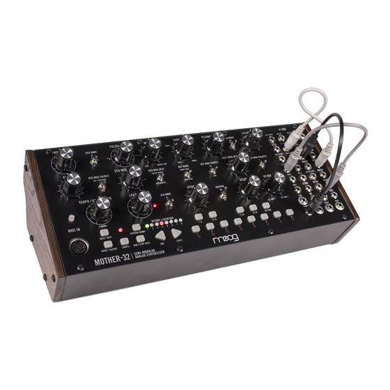 Moog MOTHER-32 Handbücher