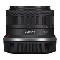 Canon RF-S 10-18mm F4.5-6.3 IS STM Bedienungsanleitung