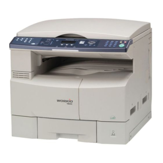 Panasonic DP-1520P Handbücher