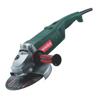 Metabo W 21-180 Gebrauchsanleitung