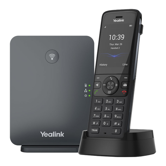 Yealink W78P Handbücher