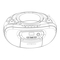 CD-Player Denver TCD-32C Bedienungsanleitung