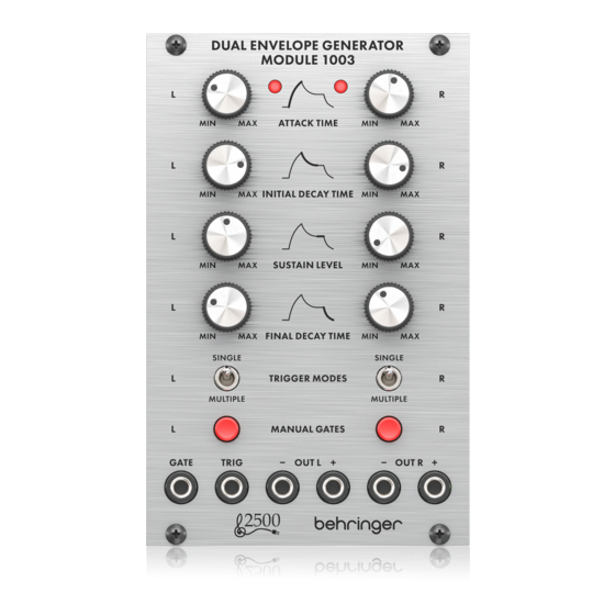 Behringer 1300 Handbücher