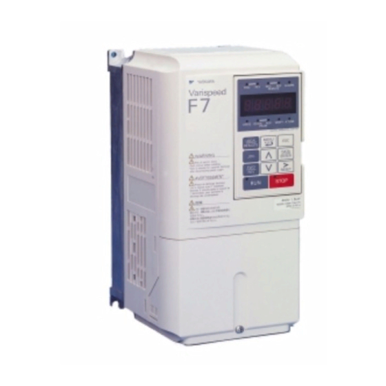 yaskawa Varispeed F7 Handbücher