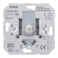 Gira 1176 00 Bedienungsanleitung