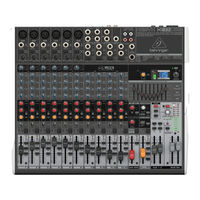 Behringer xenyx x1222usb Schnellstartanleitung