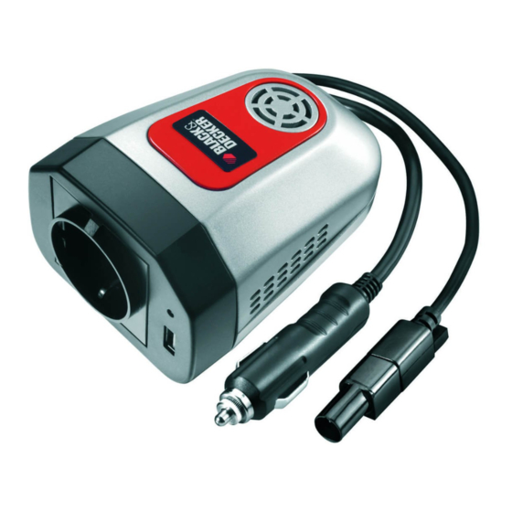 Black & Decker BDPC100A Handbücher