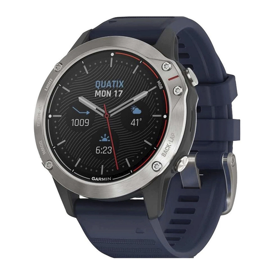 Garmin QUATIX 6 Handbücher