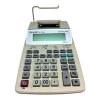 Sharp EL-1750PIII Bedienungsanleitung