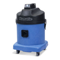 Numatic WV 900 Bedieningshandleiding