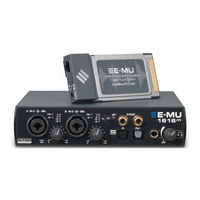 E-Mu 1616m Schnellstartanleitung
