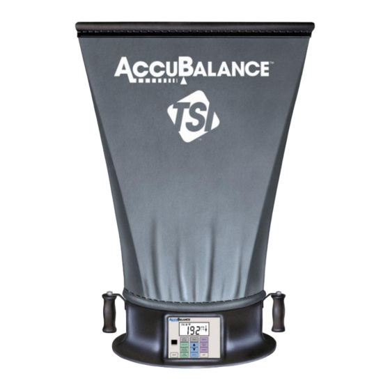 TSI ACCUBALANCE 8371 Handbücher