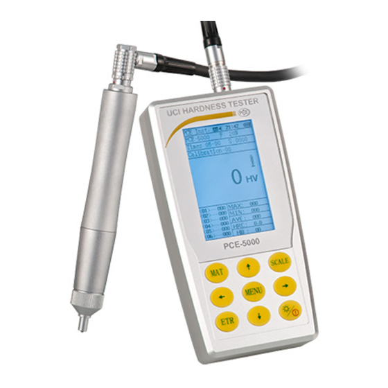 PCE Instruments PCE-5000 Handbücher