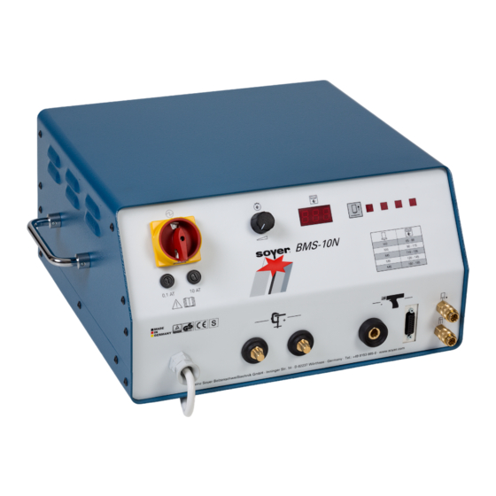 Soyer BMS-10N Handbücher