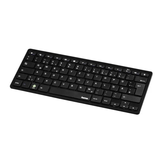 Hama KEY2GO X500 Handbücher