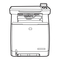 All-in-One-Drucker HP Color LaserJet CM1015 Serie Leitfaden Zur Inbetriebnahme