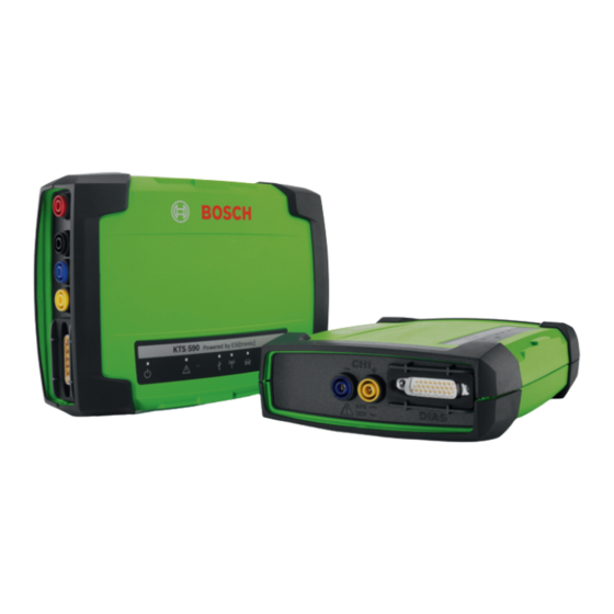 Bosch KTS 560 Handbücher