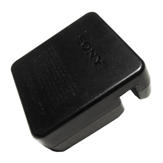 Sony AC-UB10 Handbücher