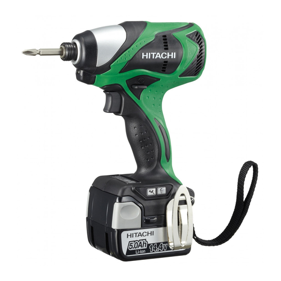 Hitachi WH 14DBDL Handbücher