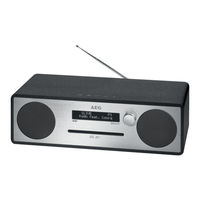 Aeg MC 4469 DAB plus Bedienungsanleitung