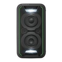 Sony GTK-XB5 Bedienungsanleitung