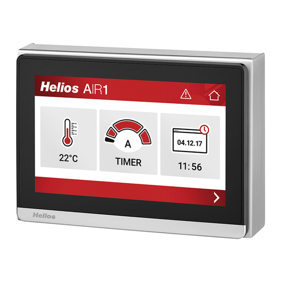 Helios AIR1-BE TOUCH Handbücher
