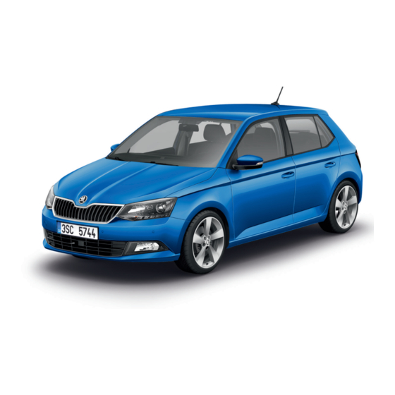 Skoda Fabia 2015 Handbücher