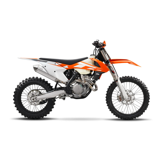 KTM 350 SX-F 2016 Handbücher