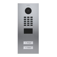 Doorbird D21-Serie Installationsanleitung