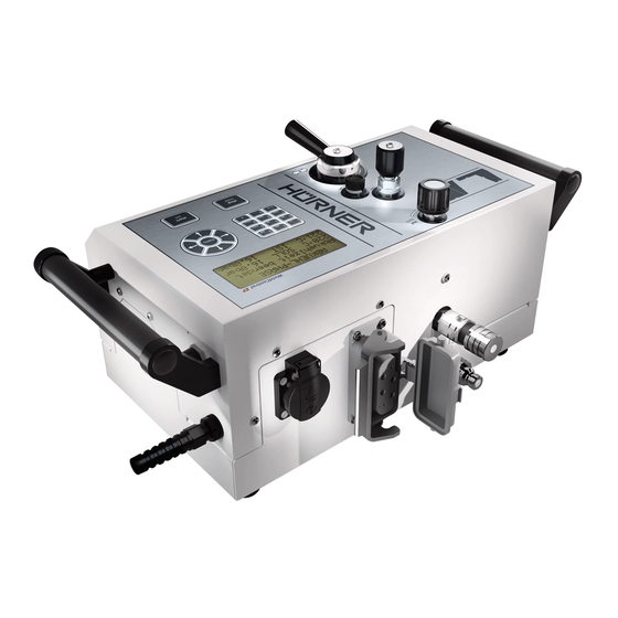 HURNER WeldControl EF 355 Handbücher