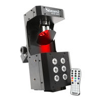 Beamz Scan200ST 5x3W RGBAW 6strobe DMX IR Gebrauchsanleitung