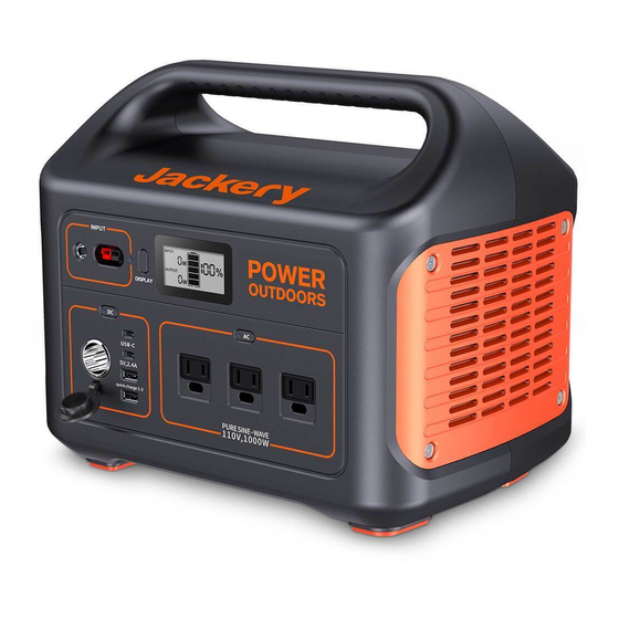 Jackery Explorer 880 Handbücher